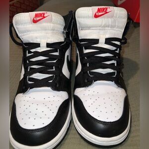 Nike Panda Dunk High, women’s 7.5, Men’s 6